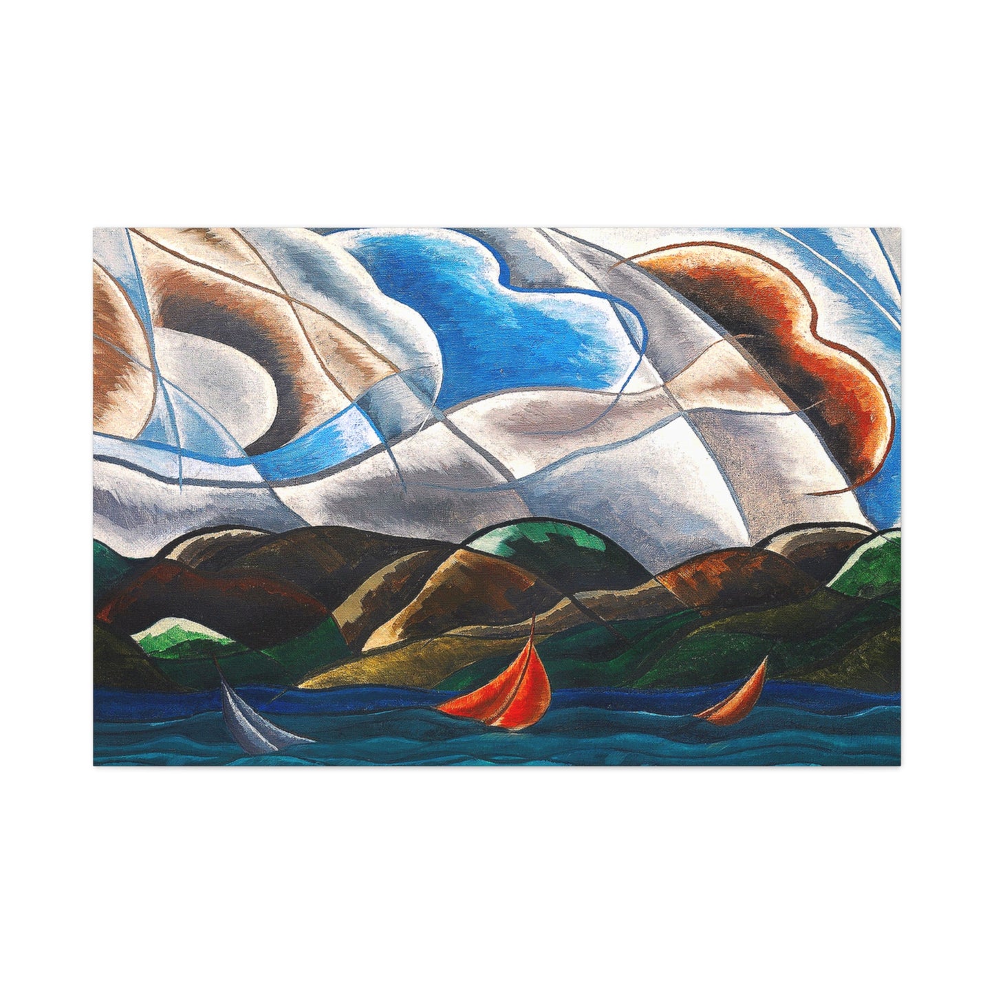 Canvas ~ Clouds and Water (Arthur Dove, 1930)