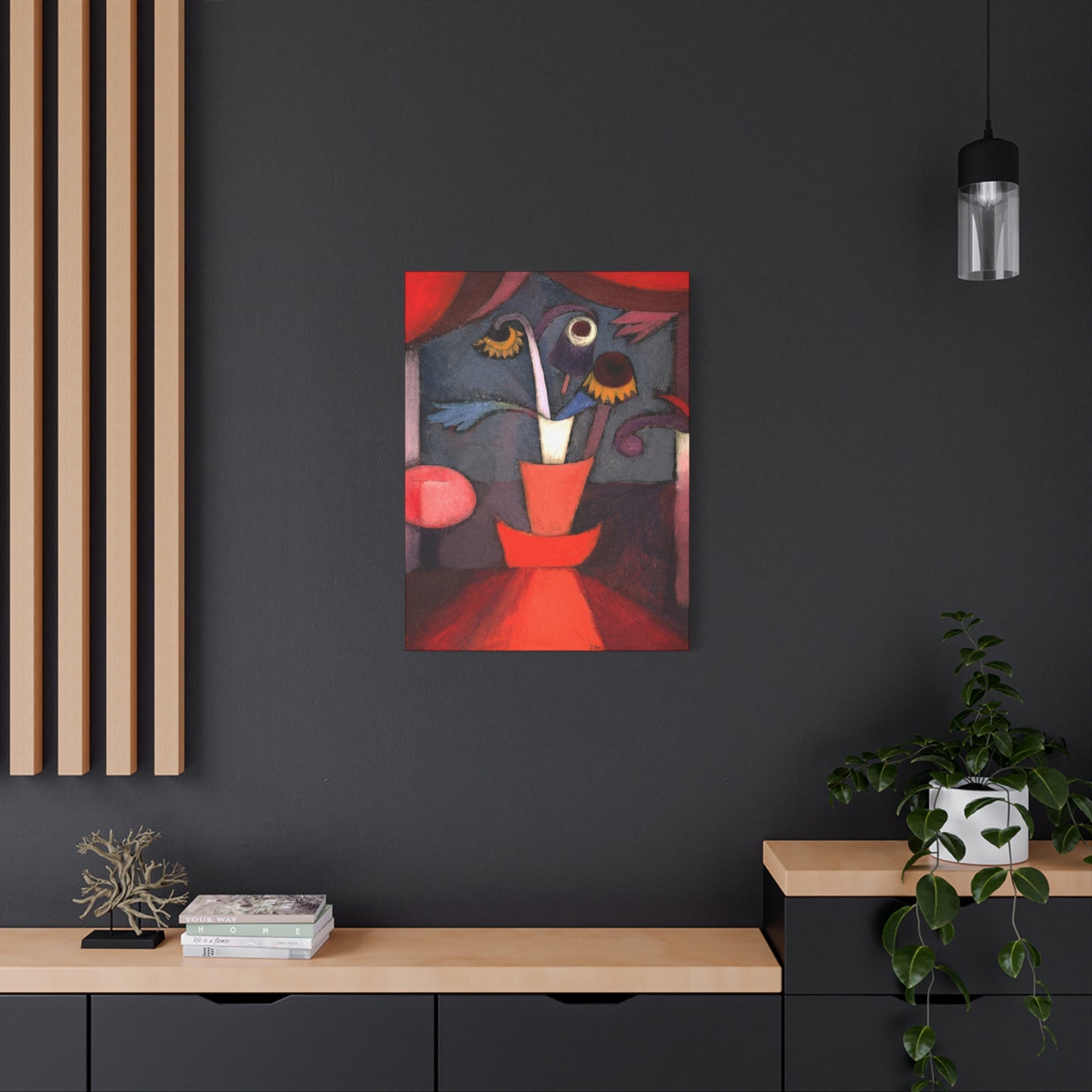 Canvas ~ Autumn Flowers (Paul Klee 1922)