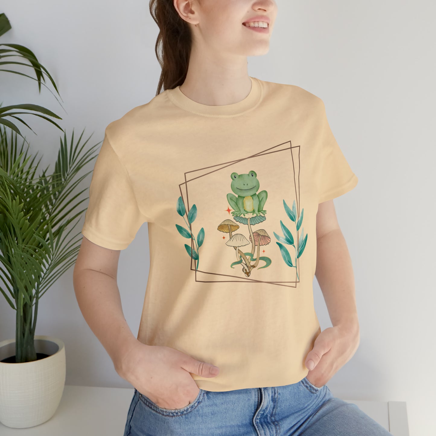 T-shirt (Unisex) ~ Psychedelic Mushroom Frog