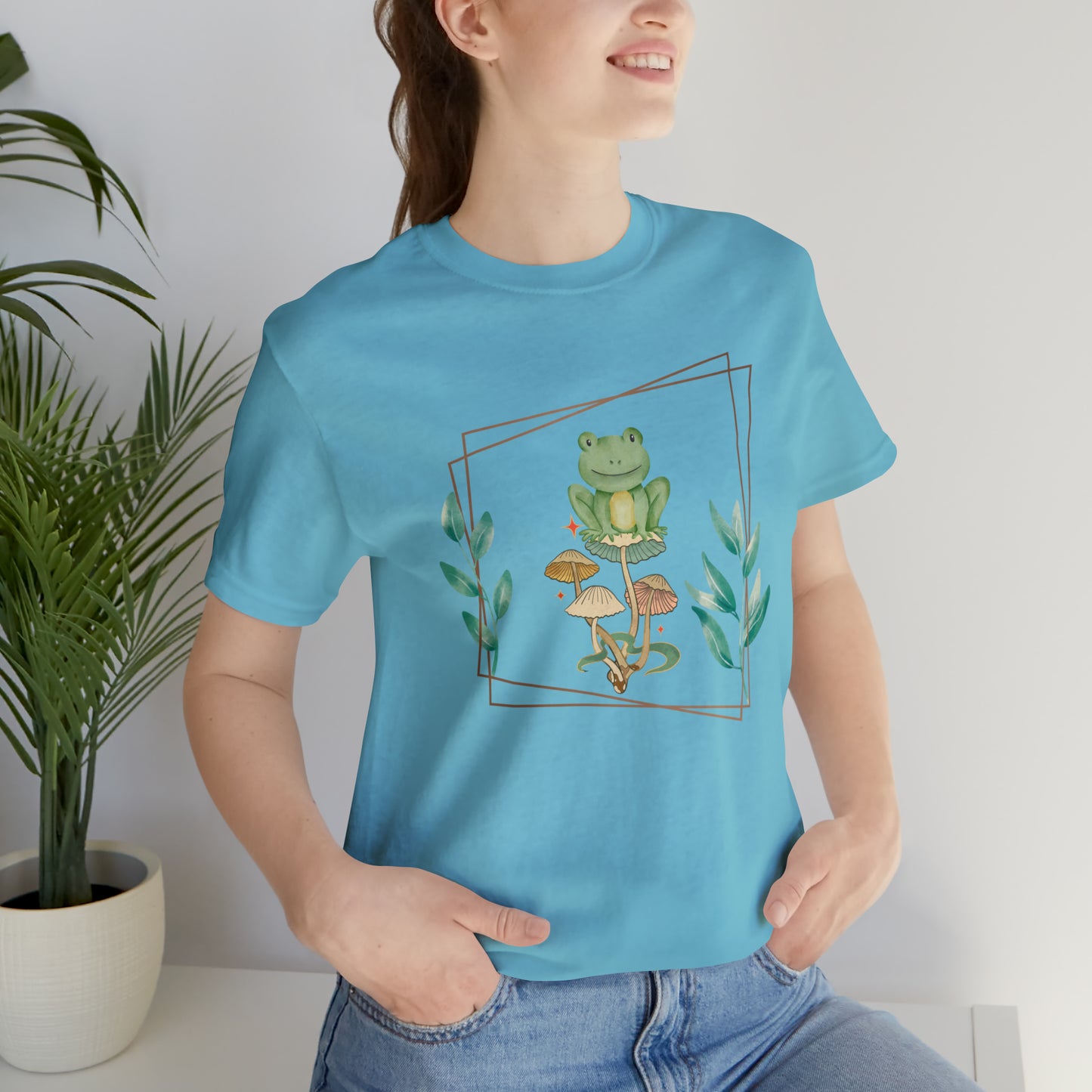 T-shirt (Unisex) ~ Psychedelic Mushroom Frog