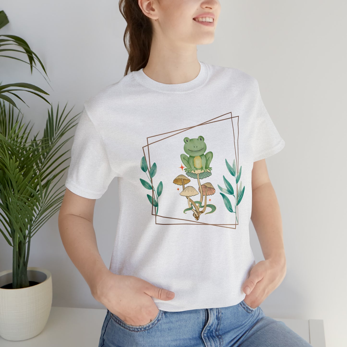 T-shirt (Unisex) ~ Psychedelic Mushroom Frog