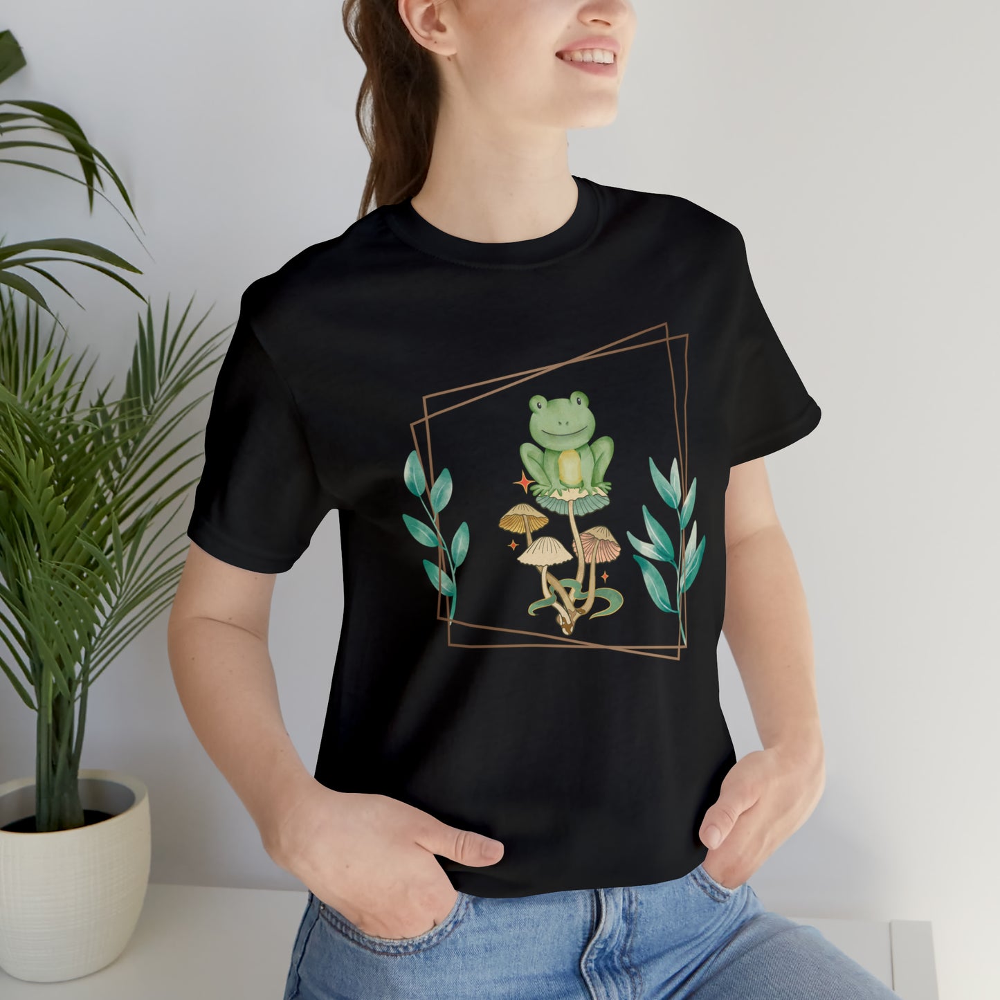 T-shirt (Unisex) ~ Psychedelic Mushroom Frog