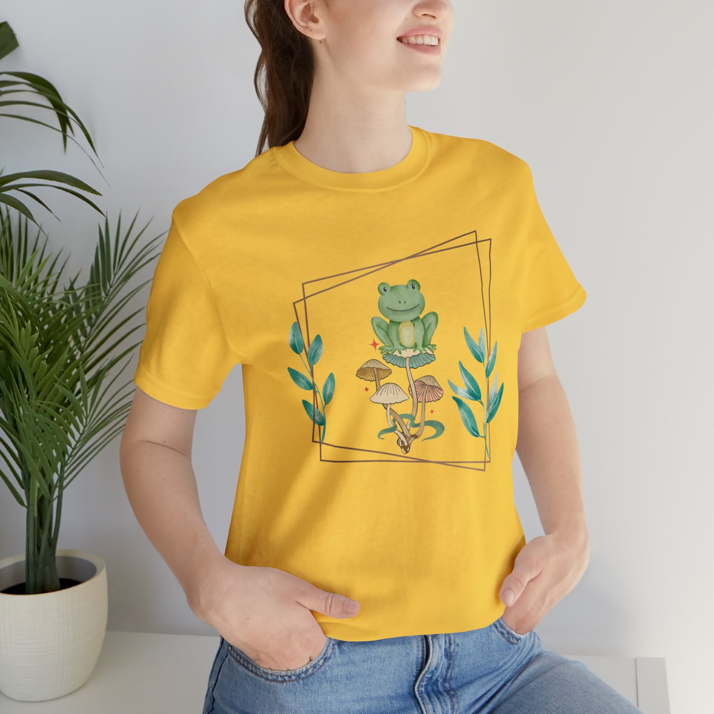 T-shirt (Unisex) ~ Psychedelic Mushroom Frog