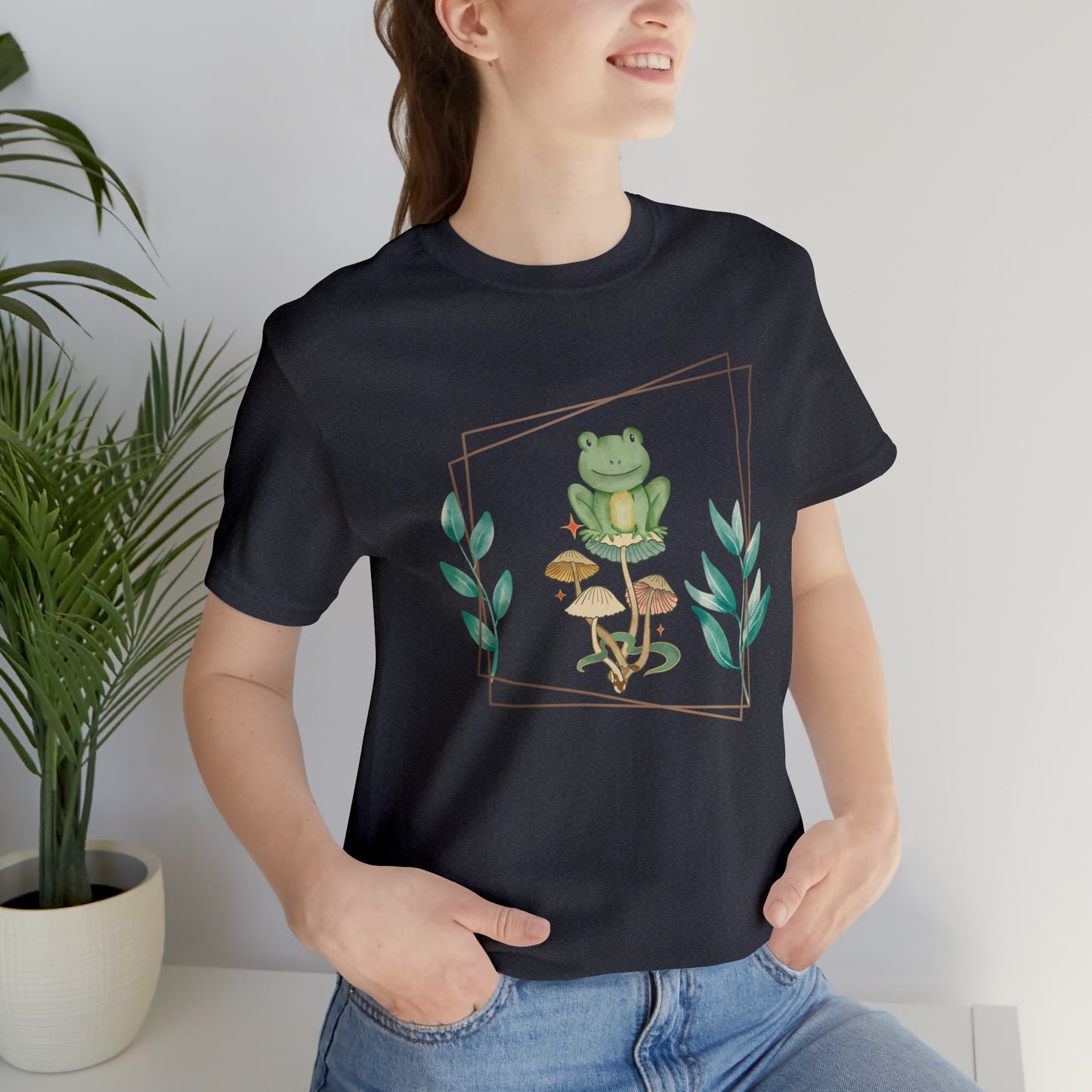 T-shirt (Unisex) ~ Psychedelic Mushroom Frog