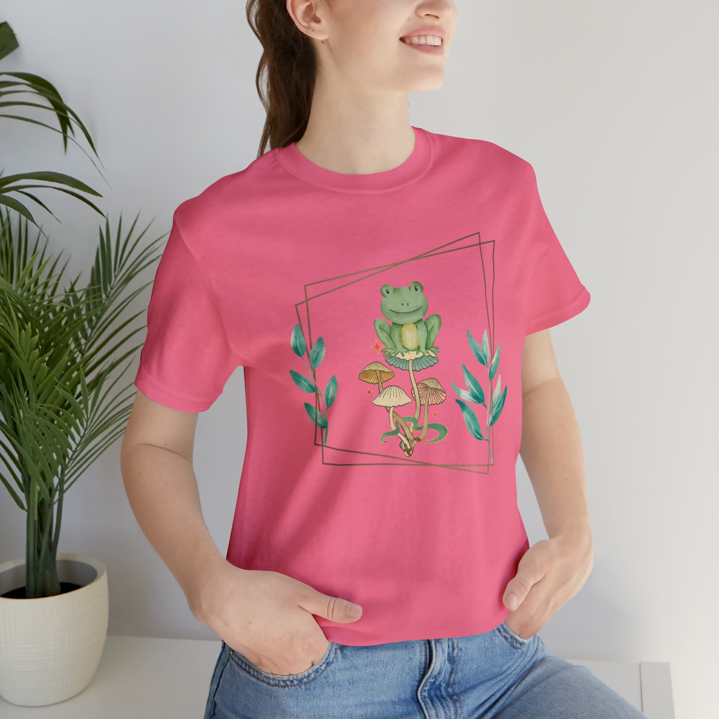 T-shirt (Unisex) ~ Psychedelic Mushroom Frog
