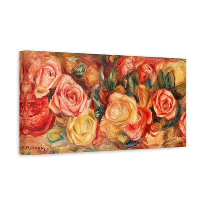 Canvas ~ Roses (Pierre-Auguste Renoir 1912)