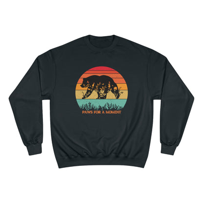 ECO-Friendly CHAMPION Sweatshirt (Unisex) ~ Paws For A Moment