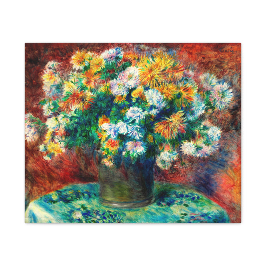 Canvas ~ Chrysanthemums (Pierre-Auguste Renoir 1881–1882)