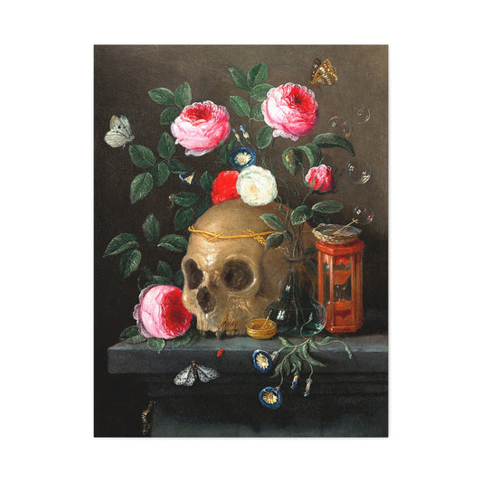 Canvas ~ Vanitas Still Life (Jan van Kessel 1665-1670)