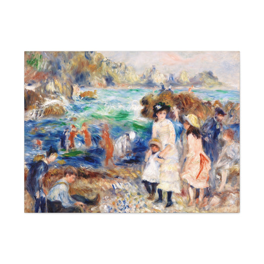 Canvas ~ Children on the Seashore (Pierre-Auguste Renoir 1883)
