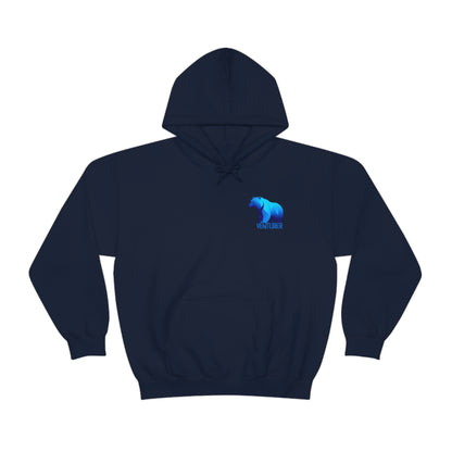Hoodie (Unisex) ~ Blue Bear Nature Venturer Logo