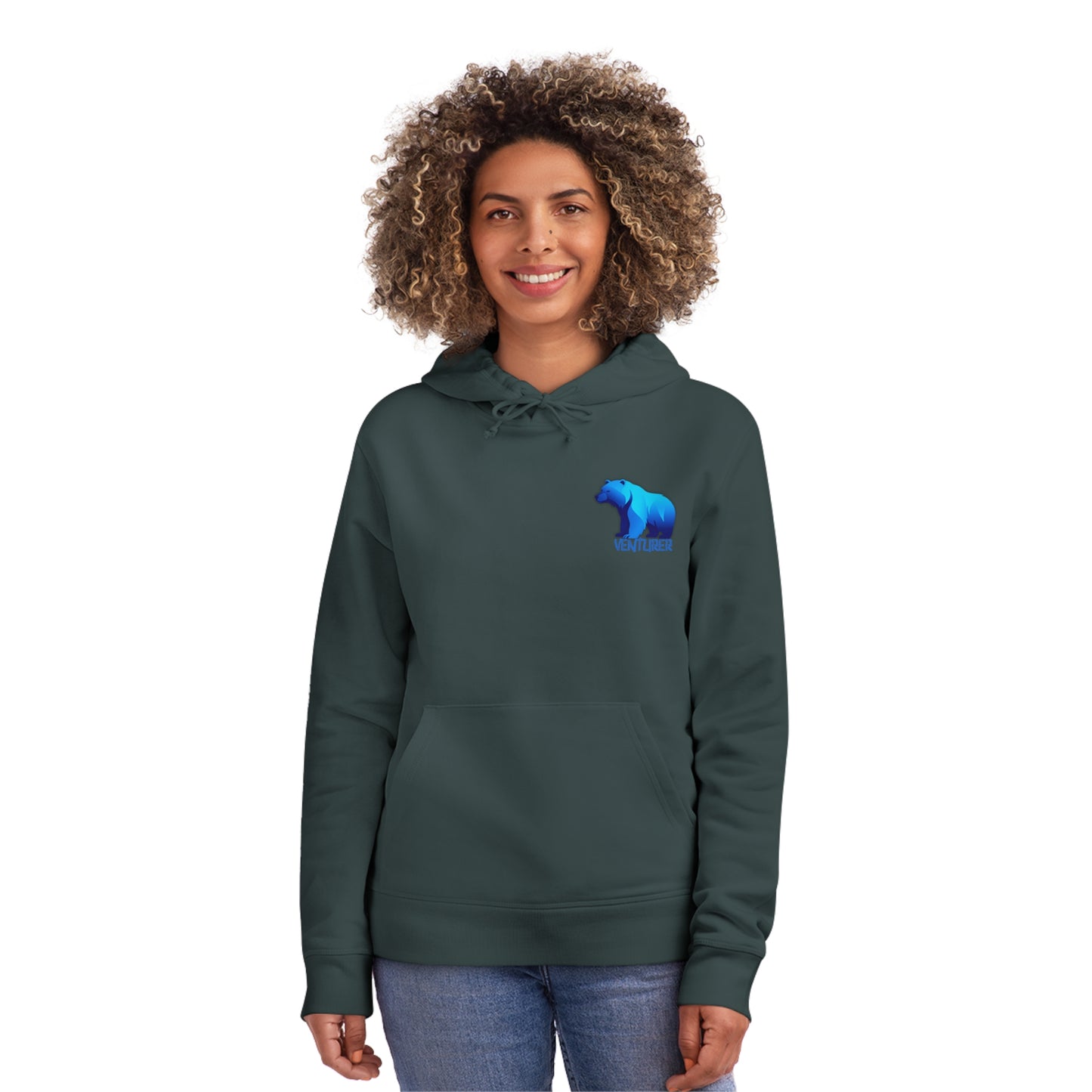 ECO-Friendly Hoodie (Unisex) ~ Blue Bear Nature Venturer Logo