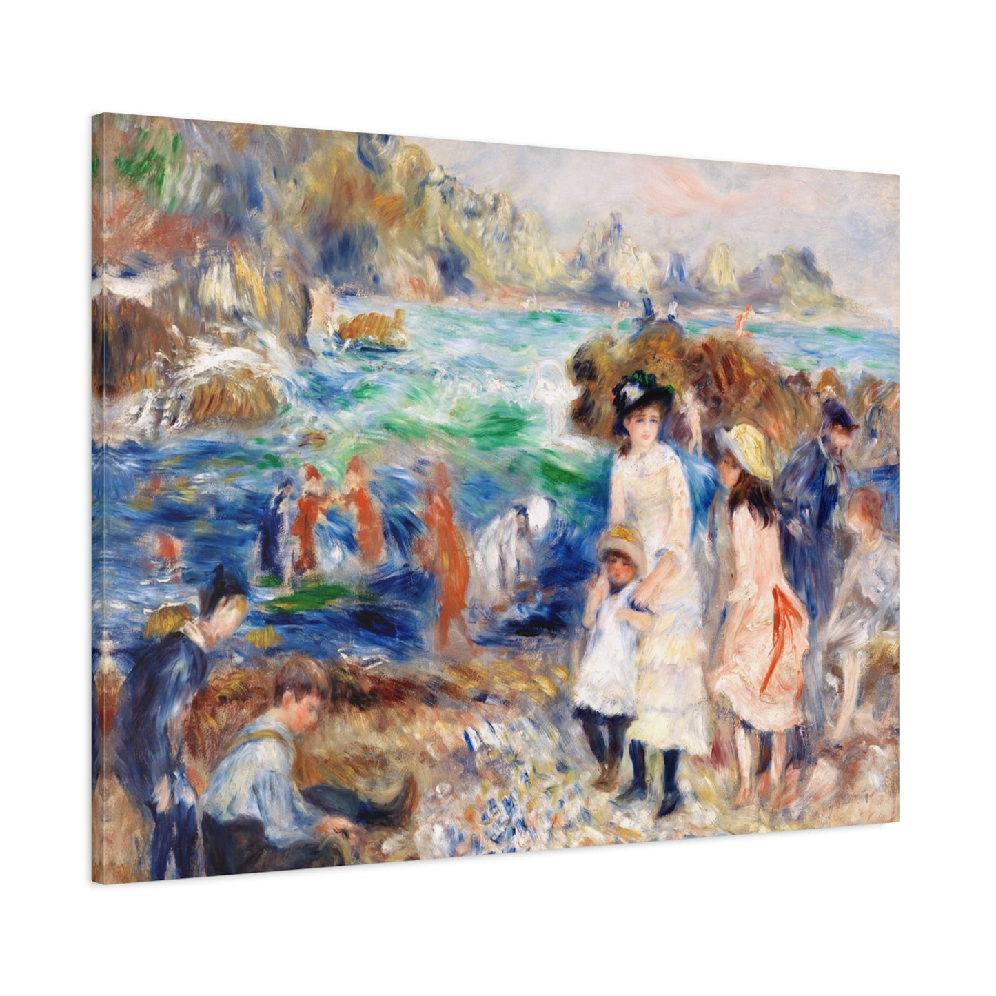 Canvas ~ Children on the Seashore (Pierre-Auguste Renoir 1883)