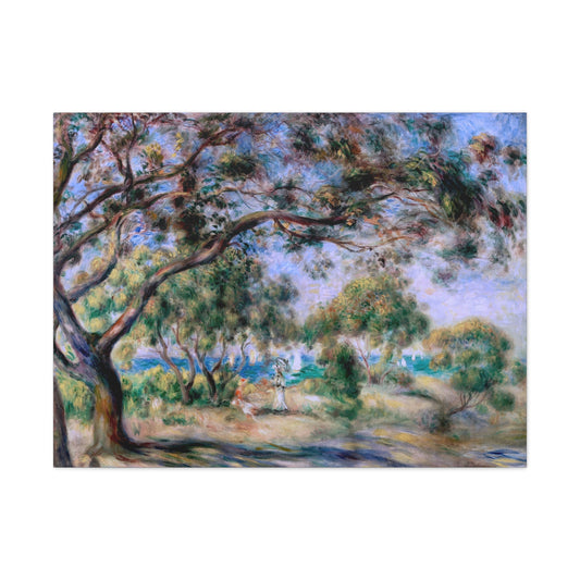 Canvas ~ Paysage Bois de la Chaise (Pierre-Auguste Renoir 1892)