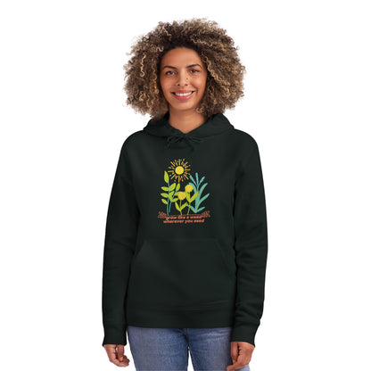 ECO-Friendly Hoodie ~ Nature's Power ~ Grow like a weed, wherever you seed