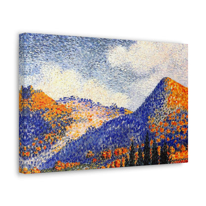 Canvas ~ The Little Maresque Mouintains (Henri-Edmond Cross 1896-1898)