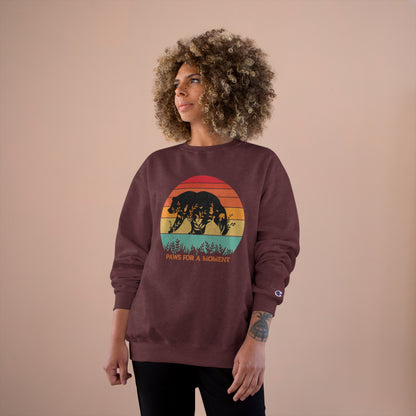 ECO-Friendly CHAMPION Sweatshirt (Unisex) ~ Paws For A Moment