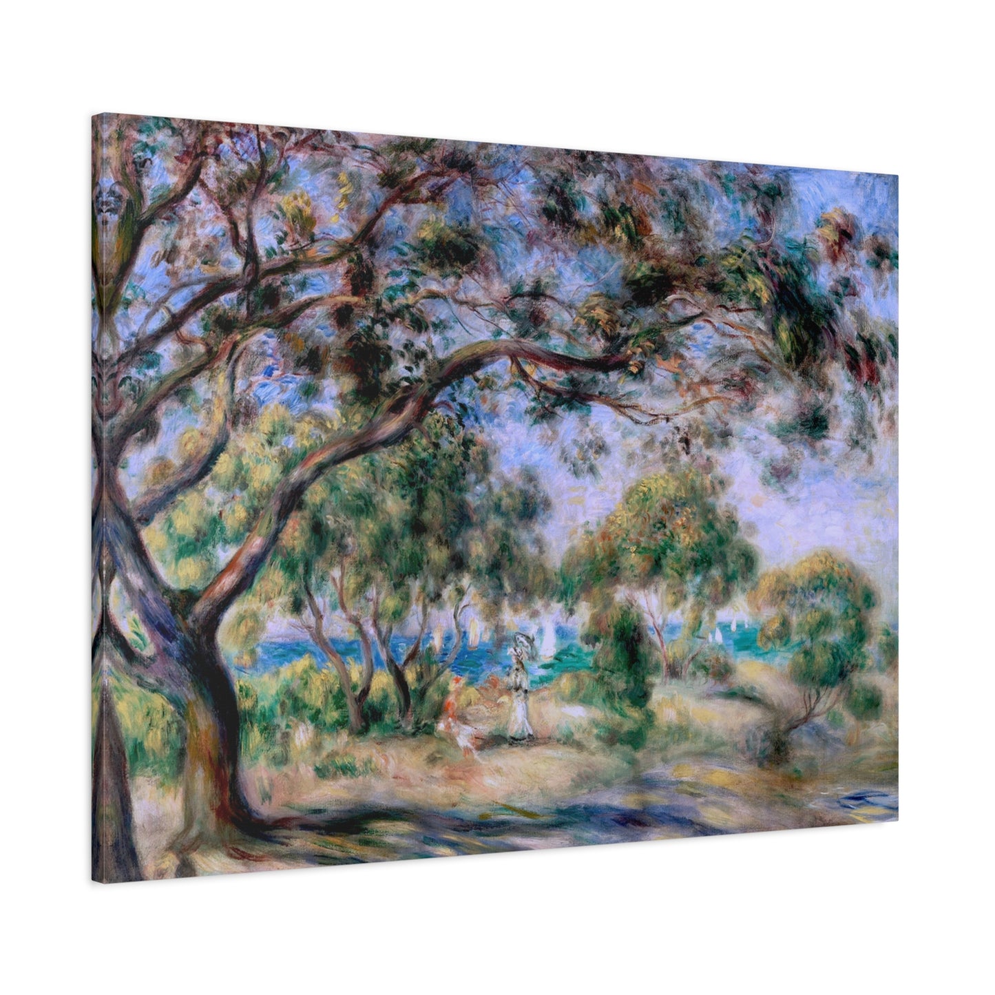 Canvas ~ Paysage Bois de la Chaise (Pierre-Auguste Renoir 1892)