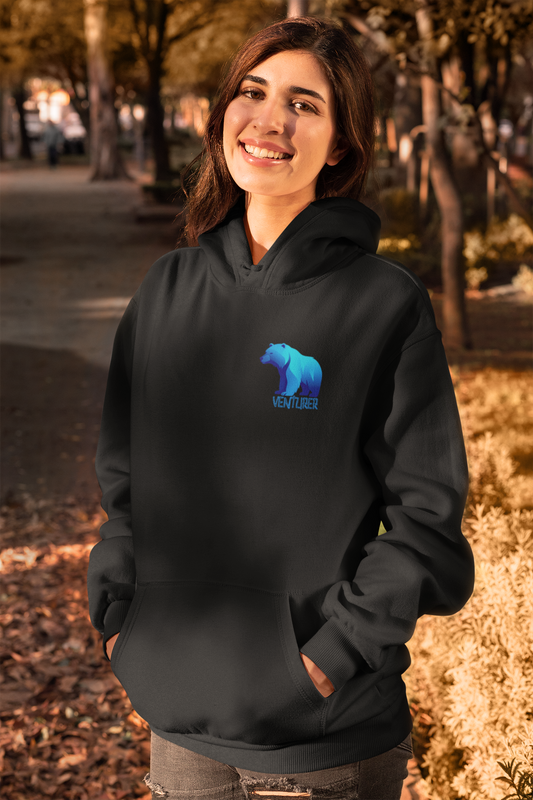 Hoodie (Unisex) ~ Blue Bear Nature Venturer Logo