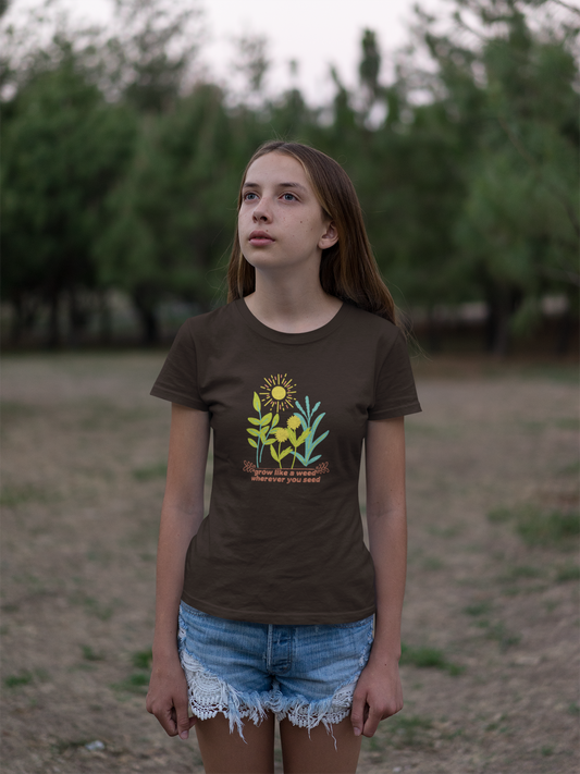 ECO-Friendly T-shirt ~ Nature's Power ~ Grow like a weed, wherever you seed